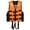 Orange, variant on Life Jackets for Kids 3-4 Year Old High-Buoyancy Print Adjustable Strap Toddler Swim Vest Durable Learn To Swim Aid Toddler Floaties for Boys and Girls