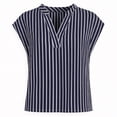 thumbnail image 1 of Blusa George para Mujer, Manga Corta Marino Talla M, 1 of 4