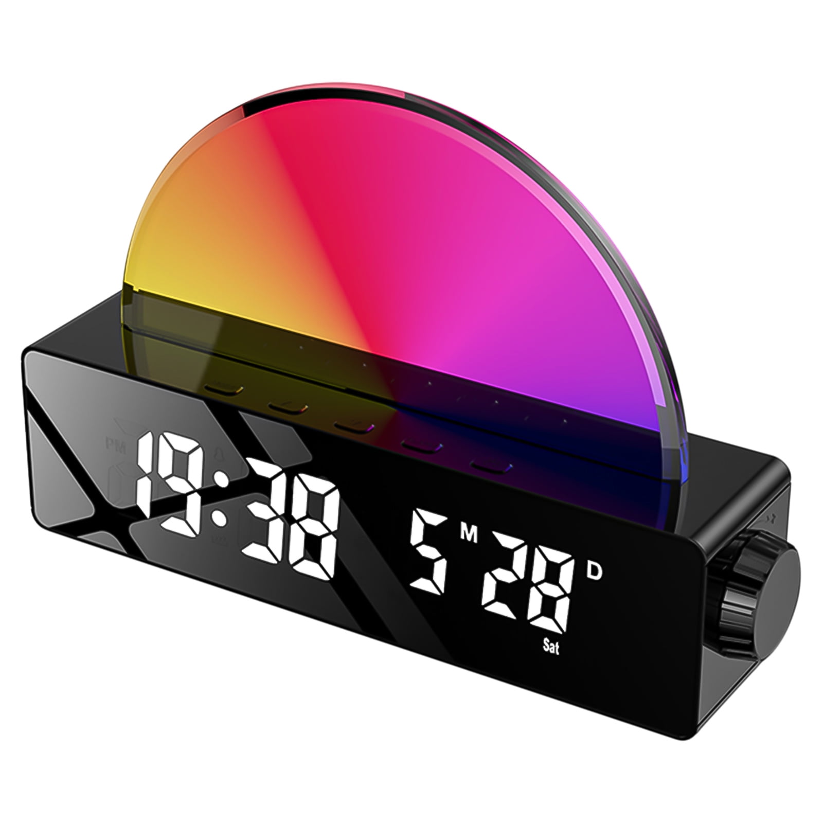 Sunrise Wake Up Alarm Clock With USB Plugin Temp. Light Dimmable