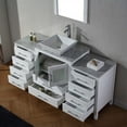 thumbnail image 4 of Virtu Dior 60" Marble Single Bathroom Vanity Set in White, 4 of 5