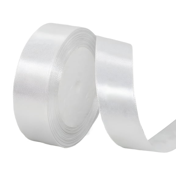 AUQ Colorful Double Faced Satin Ribbon,1" X Continuous 25 Yards,Ribbons for Gift Wrapping Wedding DIY Craft Bow Making Invitation Embellishments and Crafting Projects&Other Projects