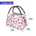 thumbnail image 2 of Disketp Purple Mushroom Bolsa Térmica Estampada, Bolsa Térmica Aislante para Almuerzo, Playa y Campamento, 2 of 6
