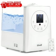 Levoit 6L 753 sq ft Warm and Cool Mist Humidifier, Vaporizer, White
