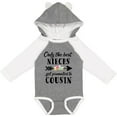 thumbnail image 3 of Inktastic Only the Best Nieces Get Promoted to Cousin Boys or Girls Long Sleeve Baby Bodysuit, 3 of 5