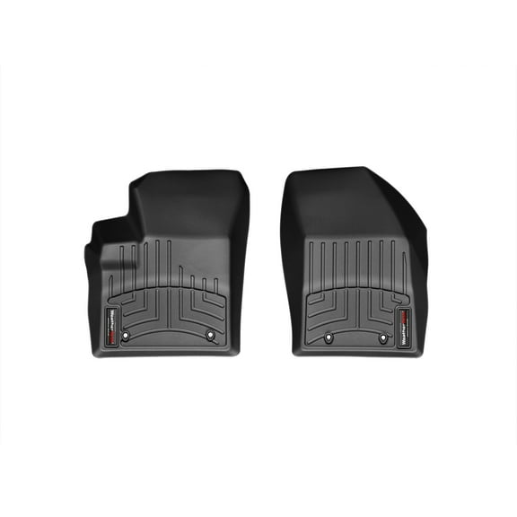 WeatherTech Custom Fit FloorLiners compatible with Avenger, 200 - 1st Row (Driver & Passenger), Black