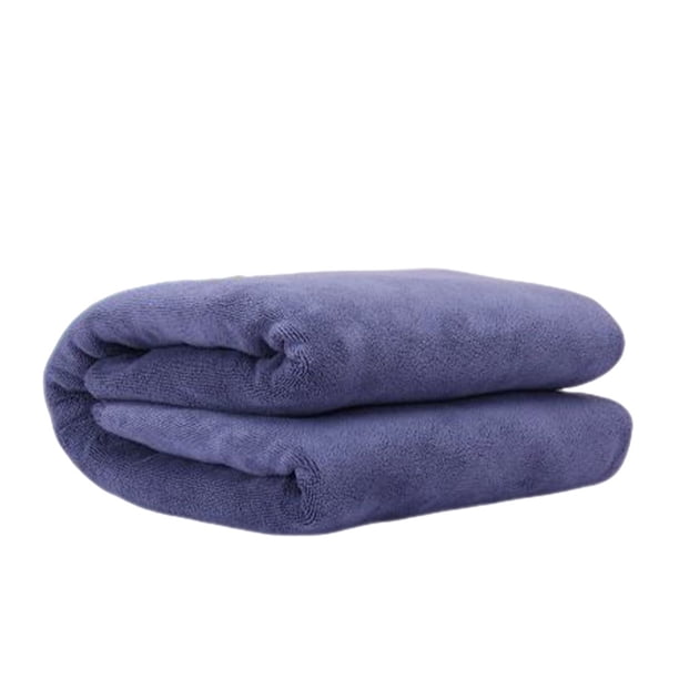 Wosthever Toalla de baño de microfibra, paño de baño absorbente de agua, máquina de ducha de Fitness para Spa, paño lavable para el Toallas y Paños Gris 100*200/Grosor medio