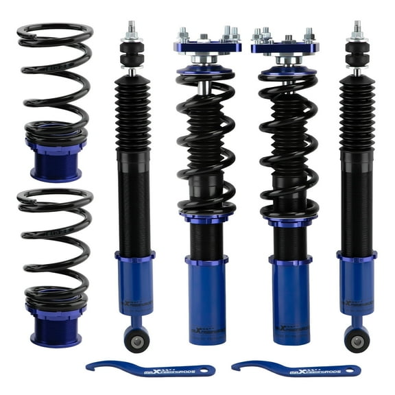 Maxpeedingrods Coilovers for Ford Mustang Base/GT SN95 1994-2004, Height Adjustable Coilover Suspension Kit, Full Coilovers Shock Absorber Struts