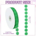 thumbnail image 2 of Uxcell Daisy Flower Lace Trim for DIY Crafts Sewing Trim Embellishments Dark Green, 2 of 6