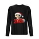 thumbnail image 2 of Blusas y camisas de manga larga con cuello redondo para hombre, deportivas, fitness, hogar, pijamas navideños estampados, camiseta de manga larga con cuello redondo, blusa de poliéster para hombre, 2 of 3