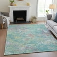 thumbnail image 6 of Dalyn Rugs Machine Washable Indoor/Outdoor Chantille ACN2166 Teal 2'6" x 3'10" Rug, 6 of 9