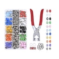 thumbnail image 1 of de Sujetadores a Presión 100 Broches Huecos 100 Broches Sólidos para Ropa de Bebé, Camisas, Faldas, Jeans, Bolsos, Cinturones, Zapatos Manualidade Zulema Sujetadores a presión, 1 of 7