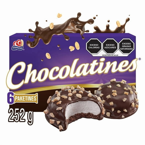 Galletas Chocolatines con malvavisco sabor chocolate 252 g