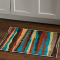 thumbnail image 2 of Linon Claremont Larva Power Loomed Polypropylene 2'x3' Rug in Terracotta Red, 2 of 3