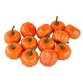 thumbnail image 3 of Calabazas artificiales variadas que caen de espuma, manualidades decorativas para Halloween y Navidad. 12 piezas 55 cm, 3 of 8