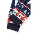thumbnail image 6 of Family Matching Christmas Pajamas, Elk Christmas Tree Print Long Sleeve Tops and Pants Sleepwear Set, 6 of 7