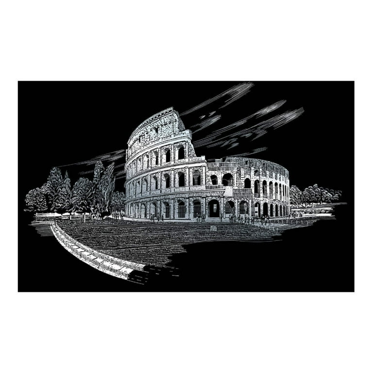 Kit Incisione Foglia Argento Big Ben - Arte Per Principianti, 8x10 Pollici - Foto 11