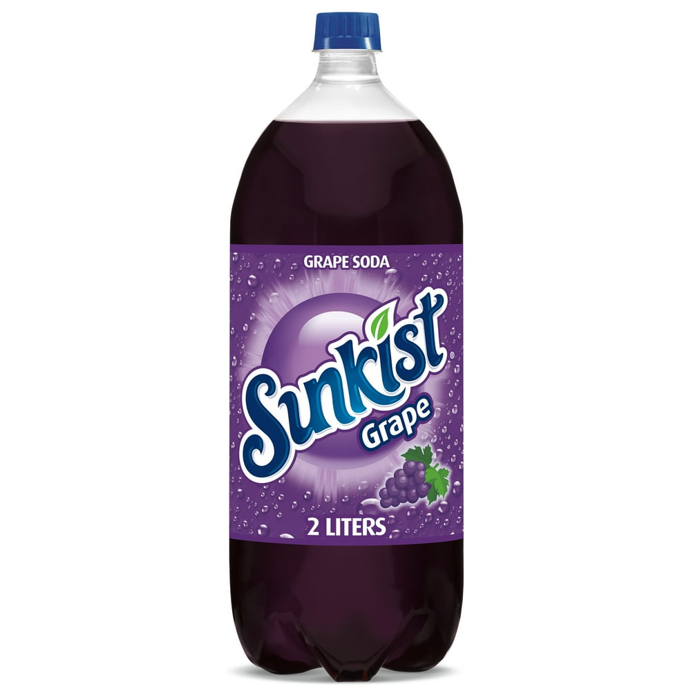 Sunkist Grape Soda, 2 L bottle