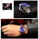 thumbnail image 3 of Reloj de cuarzo YAZOLE para hombre, exquisito reloj de pulsera masculino con luz azul, 3 of 8