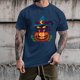 thumbnail image 2 of Camiseta de manga corta con estampado de jersey de Halloween de cuello redondo de moda informal para hombre Pompotops oipoqjl33386, 2 of 4