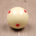 thumbnail image 4 of CAROOTU Cue Ball with 6 Red Dots Standard Pool-billiard White Cue Training Ball, 4 of 5