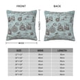 thumbnail image 2 of Pofeuu Pirate Adventure Map Print Double-sided plush pillowcase Square Throw Pillow Covers Pillows Cover for Living Room Bedroom Sofa Couch Cushion Cover（No pillow core）-24"x24", 2 of 7