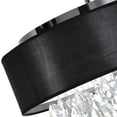 thumbnail image 5 of CWI Lighting Dash 4 Light Drum Shade Metal Chandelier in Chrome, 5 of 7