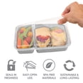 thumbnail image 4 of Meal Prep Containers Bentgo Prep 20-Piece BPA-Free Silver, 4 of 8