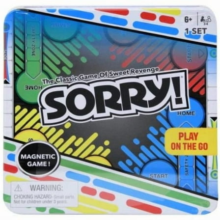 Sorry! Play On The Go Magnetic Game Age 6 