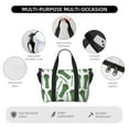 thumbnail image 3 of Travel Duffle Bag Asparagus green print Travel Tote Bags Carry on Luggage Waterproof Weekender Bags with Top Handle Adjustable Shoulde Strap for Travel Gym, 3 of 5