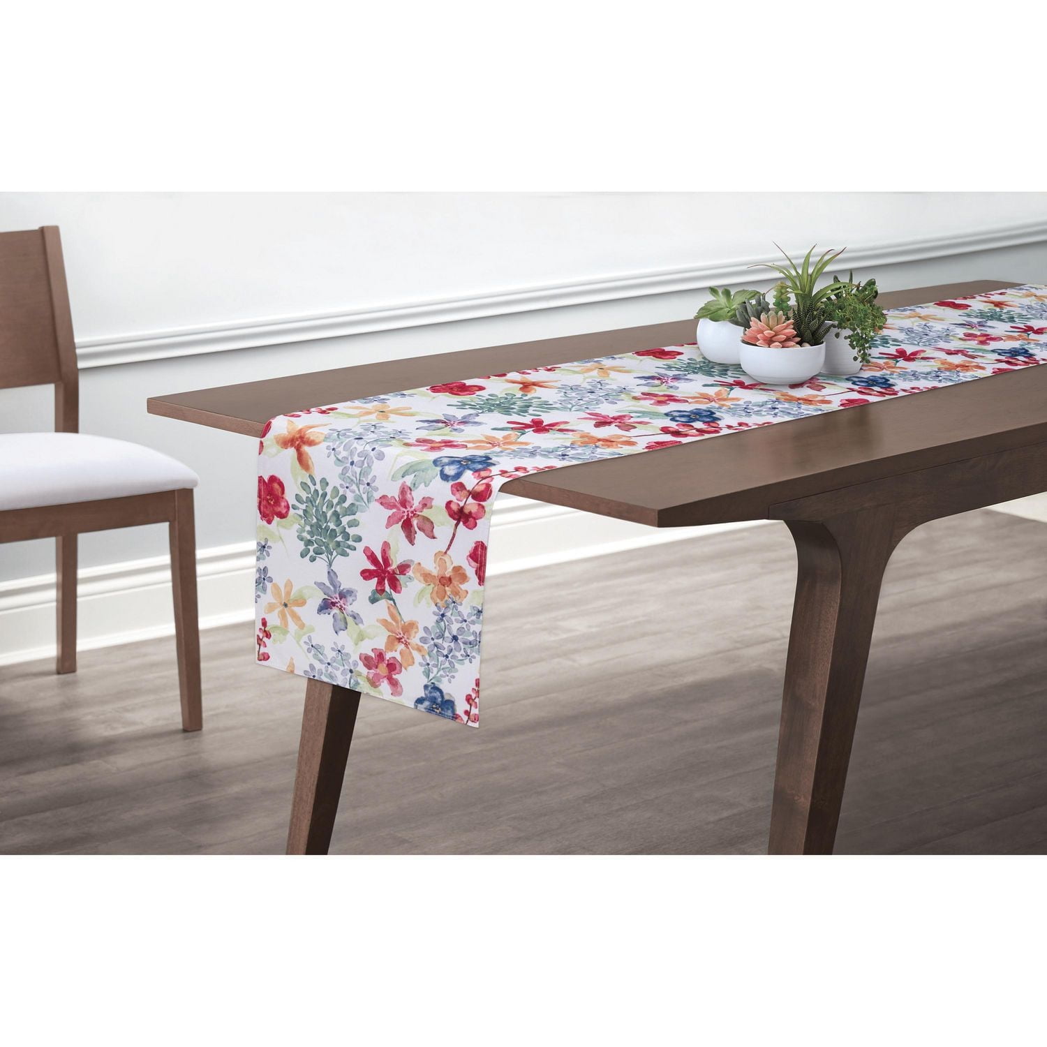 Hometrends floral table runner, 13"x72"