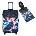 thumbnail image 1 of Anime Cartoon Naruto (11) Travel Suitcase Protector Elastic Washable Protective Baggage Covers With Concealed Zipper For 22-24 Inch Suitcase - M, 1 of 5