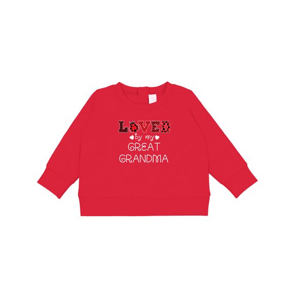 Inktastic Loved by My Great Grandma Cute Ladybug Baby Sweatshirt