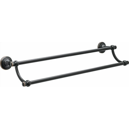 Better Homes & Gardens Holbrook 24" Double Towel Bar, Towel Holder, Oil Rubbed Bronze