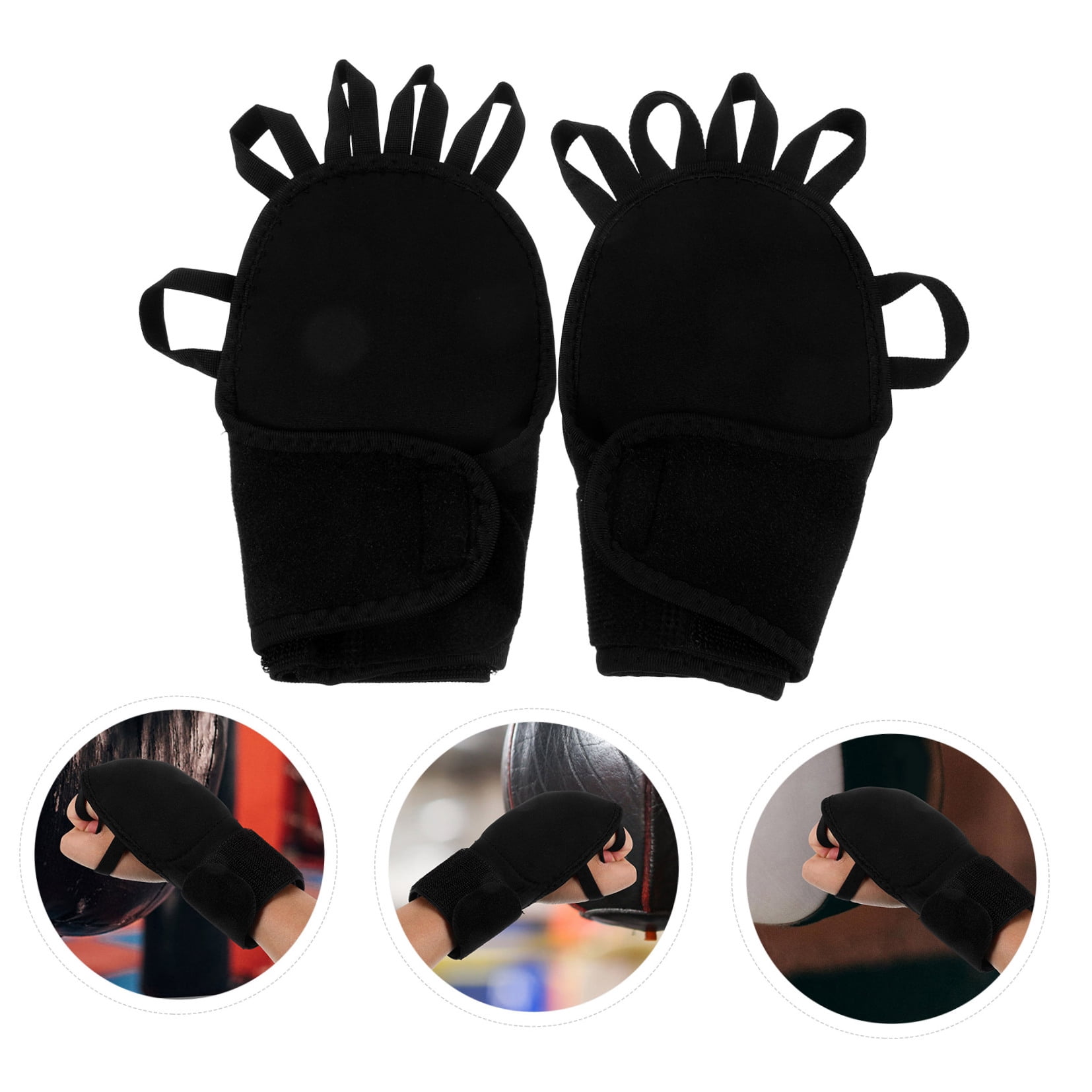 ELAYARD 1Pair Professional Boxing Gloves Weighted Wrist Protective Fitness Gloves for Daily Use