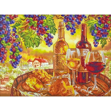 UPC: 4897073243818 | Diamond Dotz Diamond Embroidery Facet Art Kit 30.75 X23.5 -Les Vins de Campagne