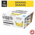 thumbnail image 1 of siggi's Banana Skyr Yogurt 2%, High Protein, Yogurt Cups, 4 x 100g, 1 of 6