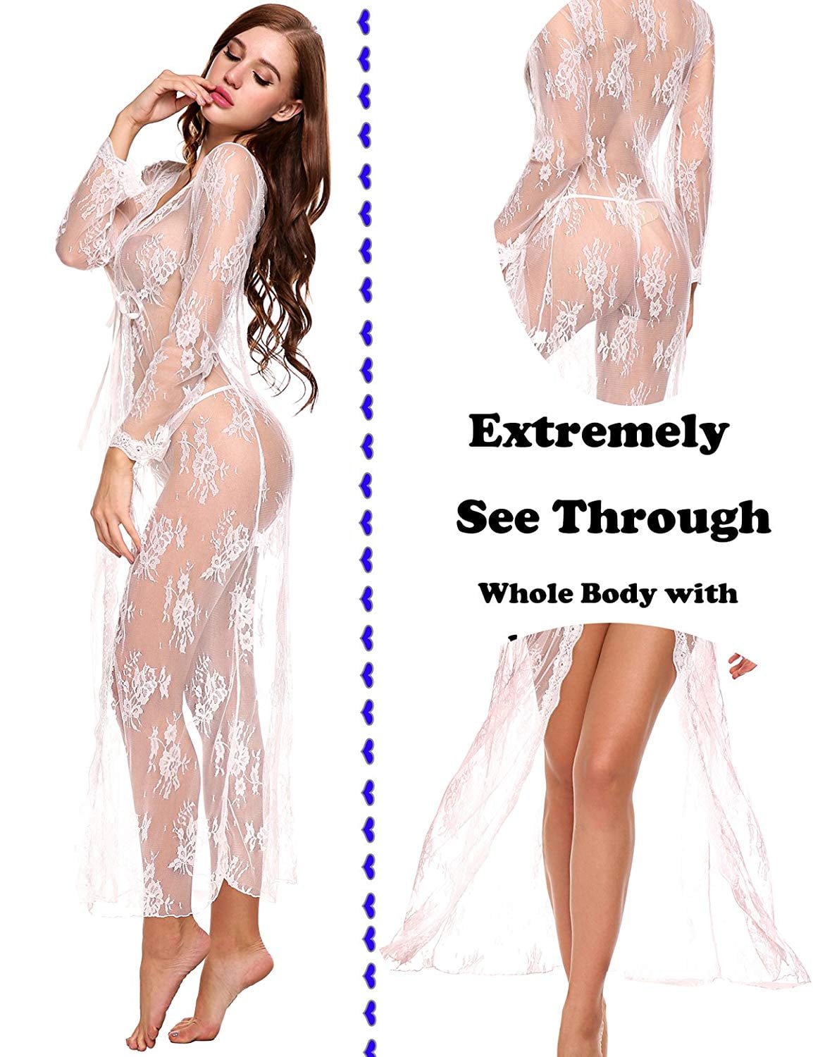 sexy see through gown