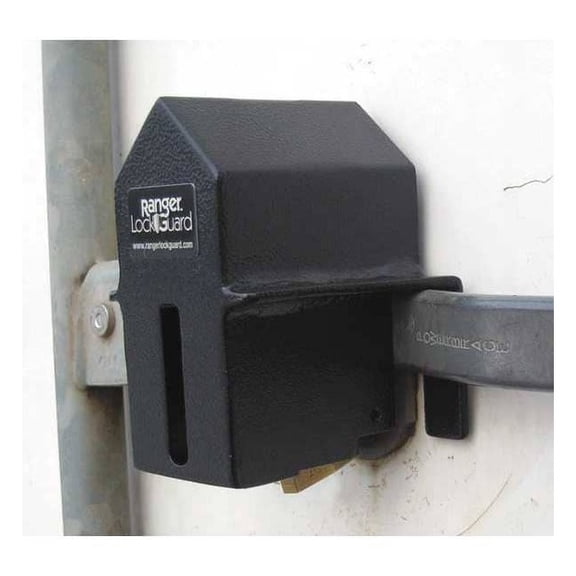Ranger Lock Padlock Guard,5 in,Hardened Steel,Black RGSE-00