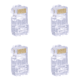 thumbnail image 1 of 100x 8P8C UTP RJ45 Cat6 Conector Red Cristal Cabezas Enchufe Modular, 1 of 8