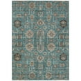 thumbnail image 2 of Addison Rugs Chantille Indoor/Outdoor Traditional Oriental Teal Washable Rectangle Rug, 5' x 7'6", 2 of 6