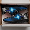 thumbnail image 3 of Dobermann Police Dog Thin Blue Line Christian Cross Running Shoes Sneakers Mesh Black Size 13, 3 of 5