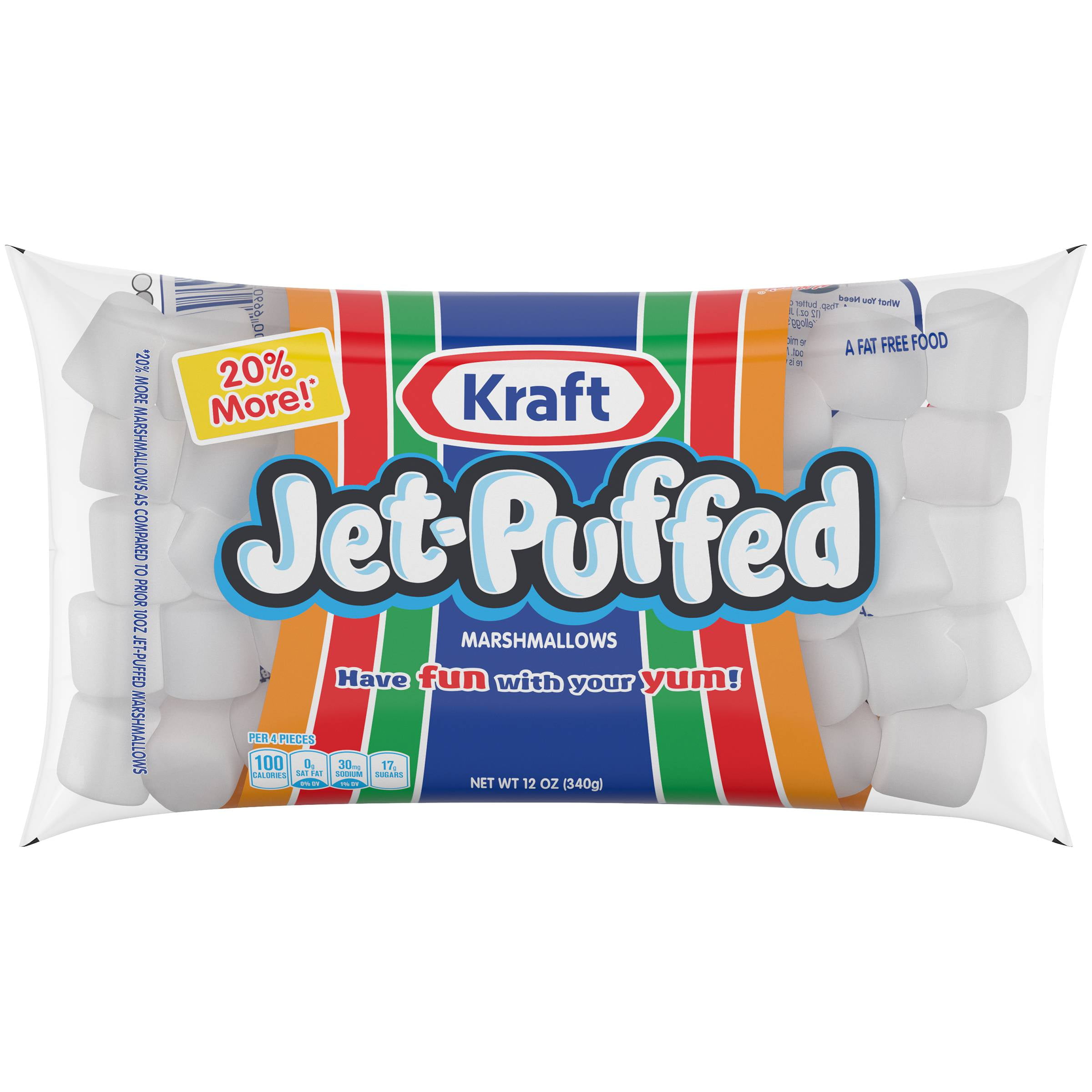 JetPuffed Marshmallow, 12 Ounce (18 Pack)