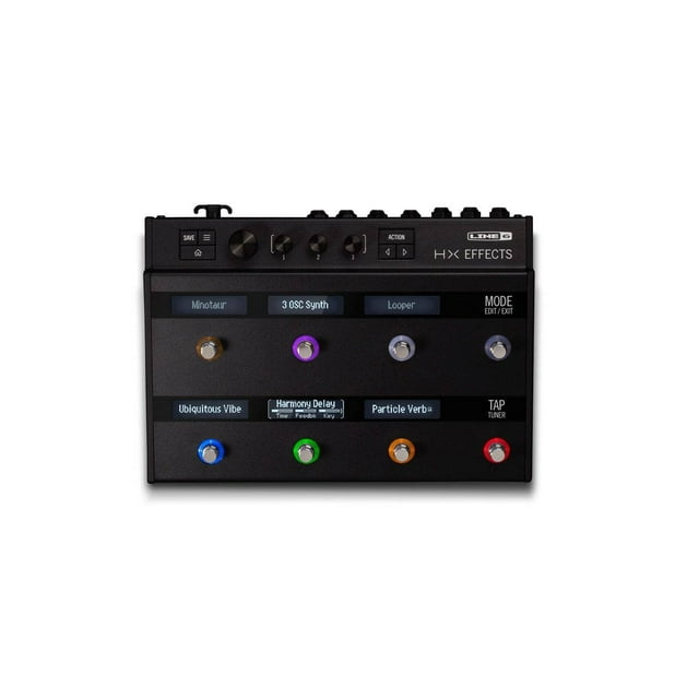 Multi Pedal Line 6 HX Effects Black, más de 100 efectos