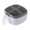 Gray, variant on Four Compartment Jar Stylish Design Easy to Organize, Plastic, Pink, 16cm, Say Goodbye to Clutter, For Spices, Kitchen Storage, BPA Free, Airtight, Space Saving