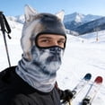 thumbnail image 4 of 3D Animal Pattern Full Face for Winter Riding Skiing Cycling and Outdoor Driving Warm, 4 of 6