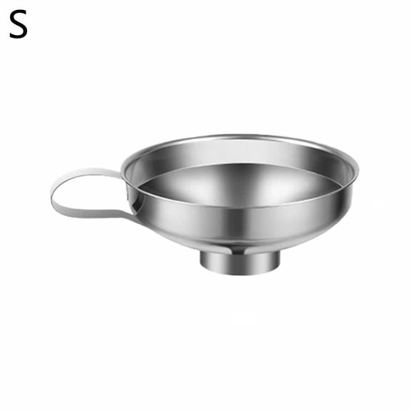 Stainless Steel Canning Funnel with Strainer for Wide and Regular Mason Jar