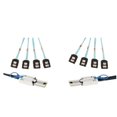 thumbnail image 1 of 2xExternal SFF-8088 a 4x 7Pin Latch Adaptador de Datos Cables 2M, 1 of 9