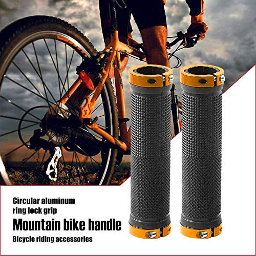 lock on mountain bike grips