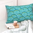thumbnail image 6 of Disketp Pillow Covers Beautiful Seashells Pattern Throw Pillow Case Cushion Covers,Cushion For Bedroom,Couch,Home-20"X30", 6 of 8