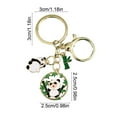 thumbnail image 3 of Cute Metal Keychain for Women, Aesthetic Cartoon Animal Keyring, Lightweight Portable Key Holder for Backpack Purse Gift, Kawaii Decorative Pendant for Friends Teens Girls, 3 of 6